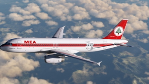 Middle East Airlines MEA 70s  Retro OD-MRT  75th Anniversary  Fenix  A320 AE Engines thumbnail 2