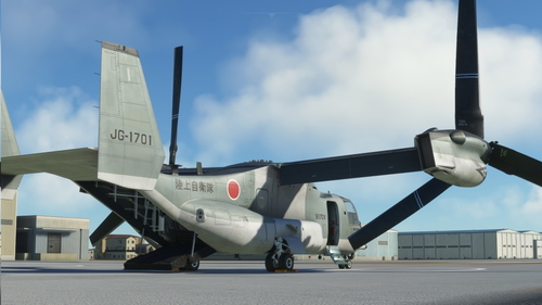 Miltech MV-22B "JG1701" , small fix to default "JGSDF"painting