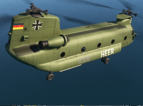 Miltech CH47-D German Heeresflieger 8308