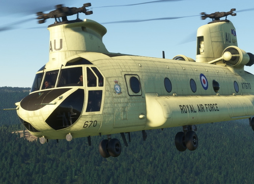 Miltech CH47-D Royal Air Force Alpha Uniform XT670 Primer 