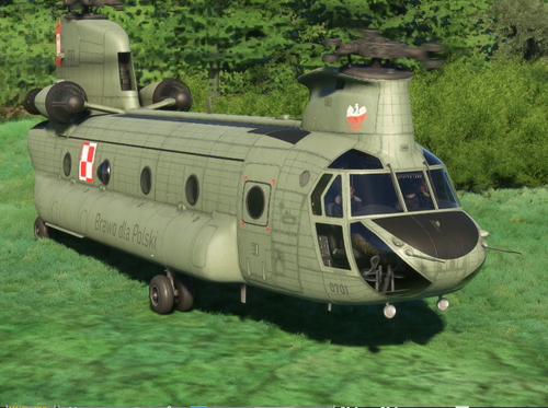 Miltech Chinook CH47D- Polish Air Force 0701