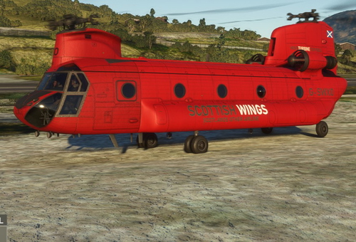 Miltech Chinook CH47D- Scottish Wings