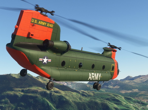 Miltech Chinook CH47D-HC-1B - U.S. ARMY 12410 