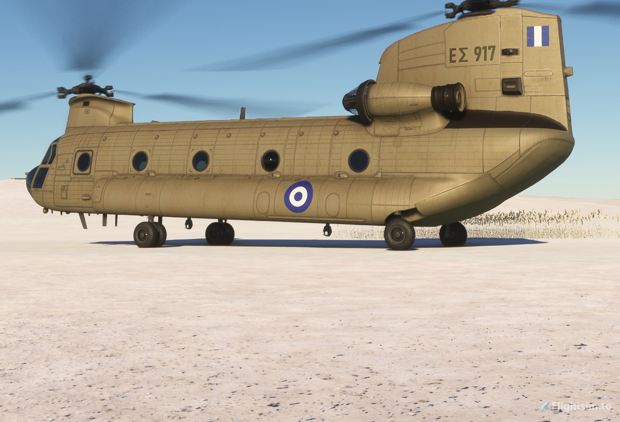 Miltech Chinook CH47D-Hellenic Air Force / ARMY E∑ 317 as requested für ...