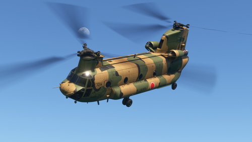 Miltech Simulations CH-47J | JGSDF 12th Helicopter Unit 2nd Squadron | JG-2934
