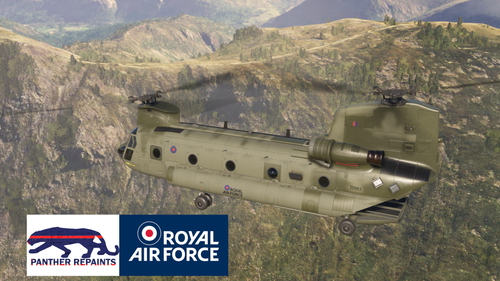 MiltechSimulations_CH47D_RAF ZD983, Display 2023