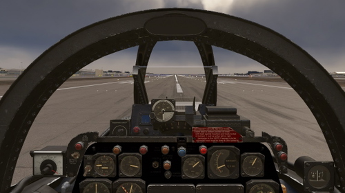 Milviz Freeware F-86  Rearview Mirror Mod