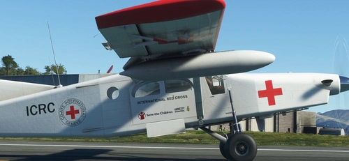 Milviz Pilatus Porter PC-6  ICRC Red Cross