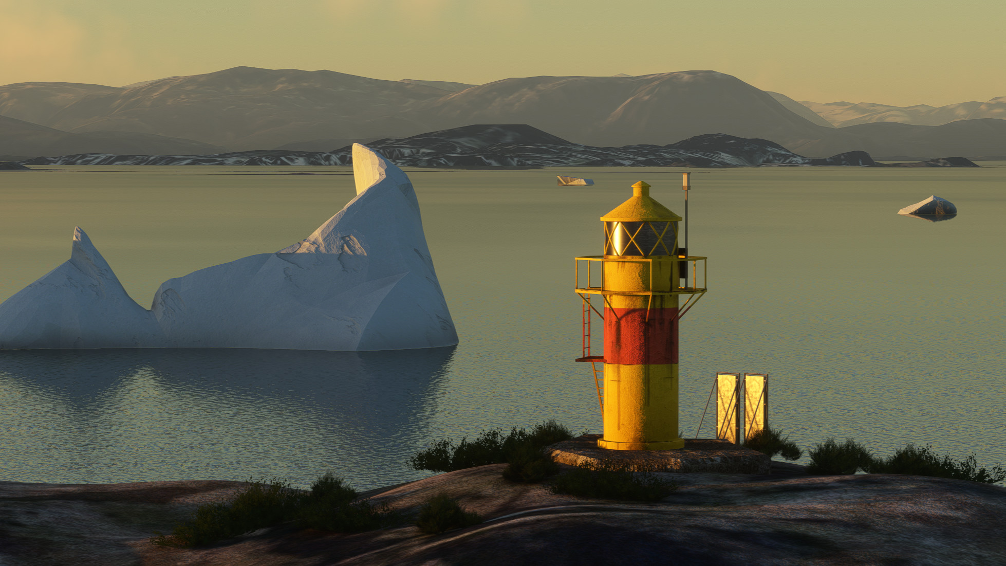 Møllers Ø Lighthouse & 200 icebergs - Image 1