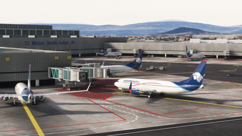 MMMX Mexico City FSLTL Static Aircraft