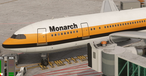 Monarch G-OJMR (Old Livery) - A300-600R  - Inibuilds