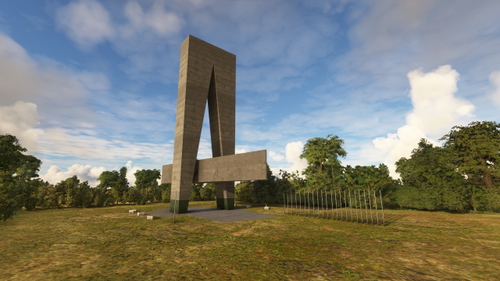 Monumento a John F. Kennedy, Quemú Quemú, La Pampa, Argentina