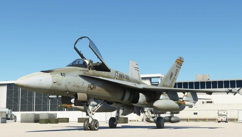 MSFS F/A-18C VMFA-323 Death Rattlers LINE