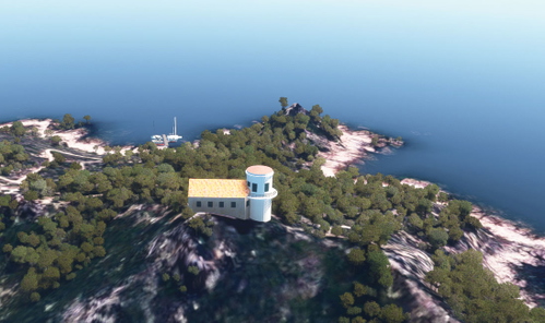 Muro Lighthouse and Semaphores West Corsica