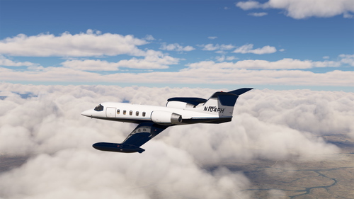 N104PH - Flysimware Learjet 35A