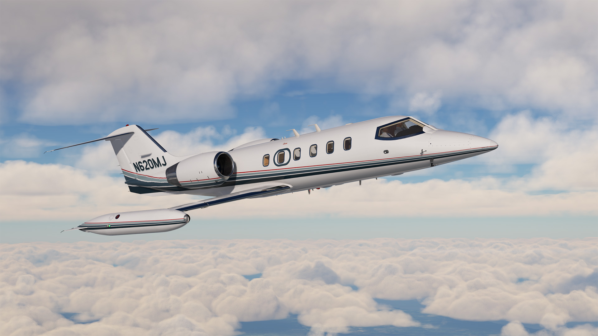 N620MJ - Flysimware Learjet 35A - Image 1