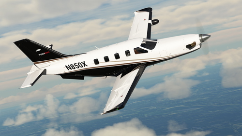 N850X  + Dynamic Registration Black Square TBM 850