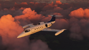 N93LE (new) - Flysimware Learjet 35A thumbnail 2