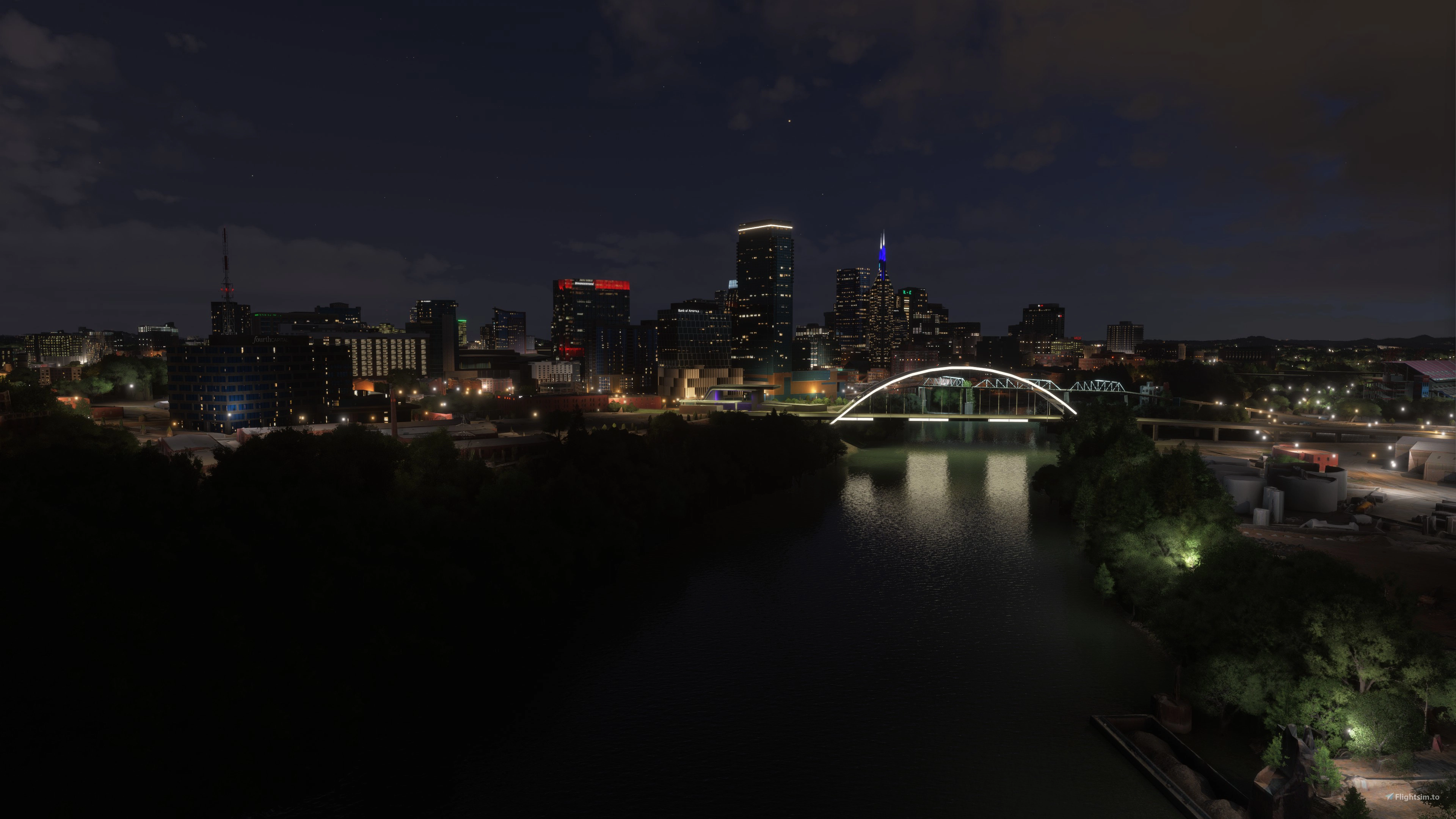 Nashville Tennessee City & Bridges
