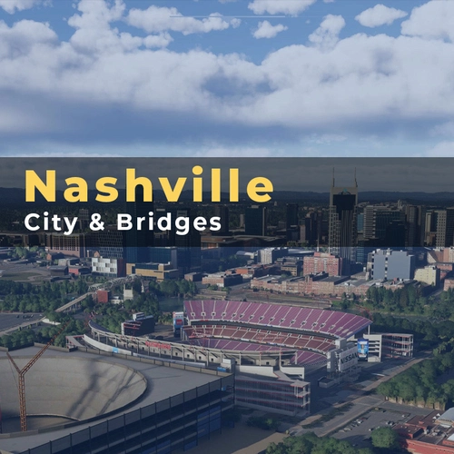Nashville Tennessee City & Bridges