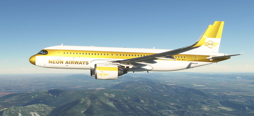 [A32NX] NEON AIRWAYS (FBW) A320neo  PH-WIT  (FICTIONAL AIRLINE)