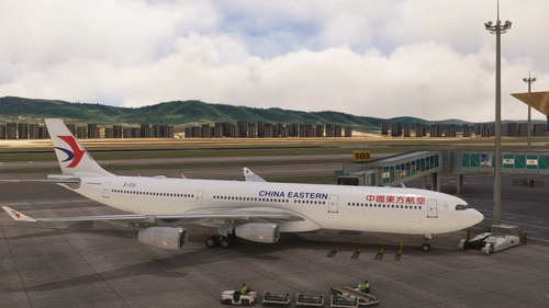 New China Eastern livery For LVFR A340-300(Fictional)