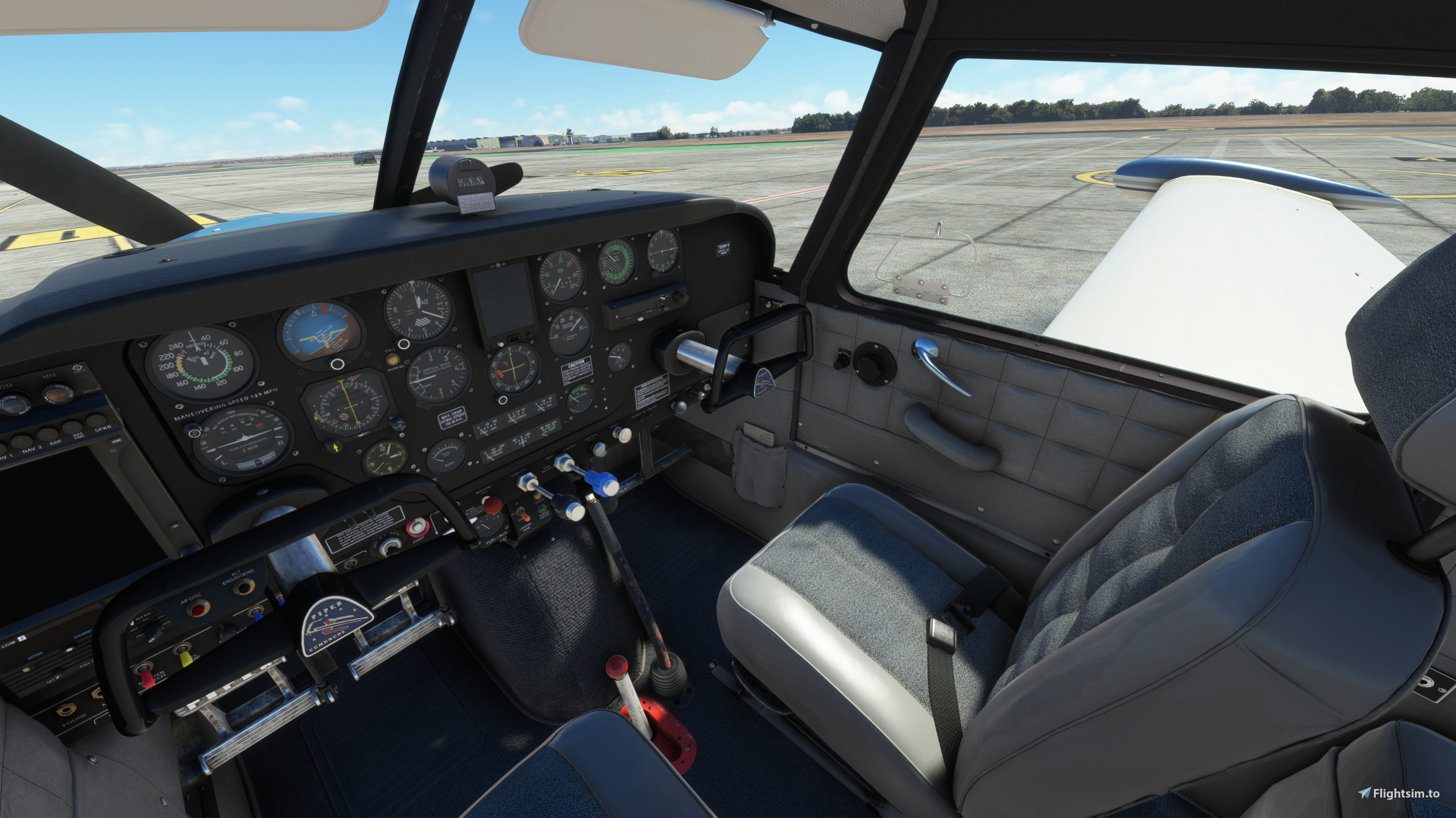 A2A Piper PA24 250 Comanche - New Grey Interior and improvements - Image 1
