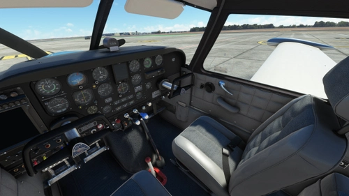 A2A Piper PA24 250 Comanche - New Grey Interior and improvements