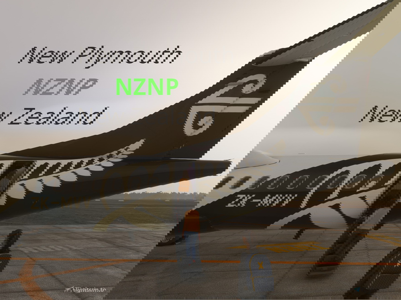 New Plymouth, New Zealand (NZNP) GSX Profile CoolGunS (freeware) for Microsoft Flight