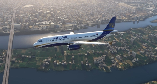 NILE AIR livery pack | Fenix A320 CFM + IAE V2 | 8K +4K
