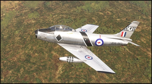 North American F-86 as CAC Sabre"No. 75 Squadron RAAF"