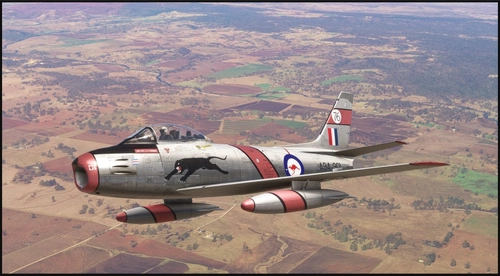 North American F-86 as CAC Sabre "No. 76 Squadron RAAF"