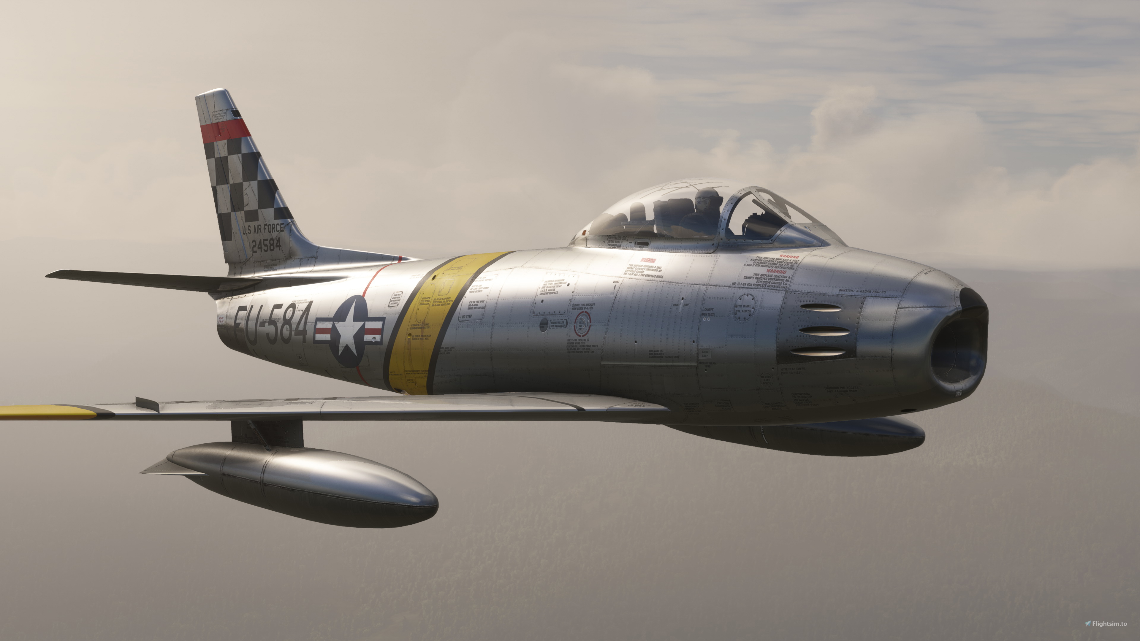 North American F-86 Sabre USAF 52-4584 