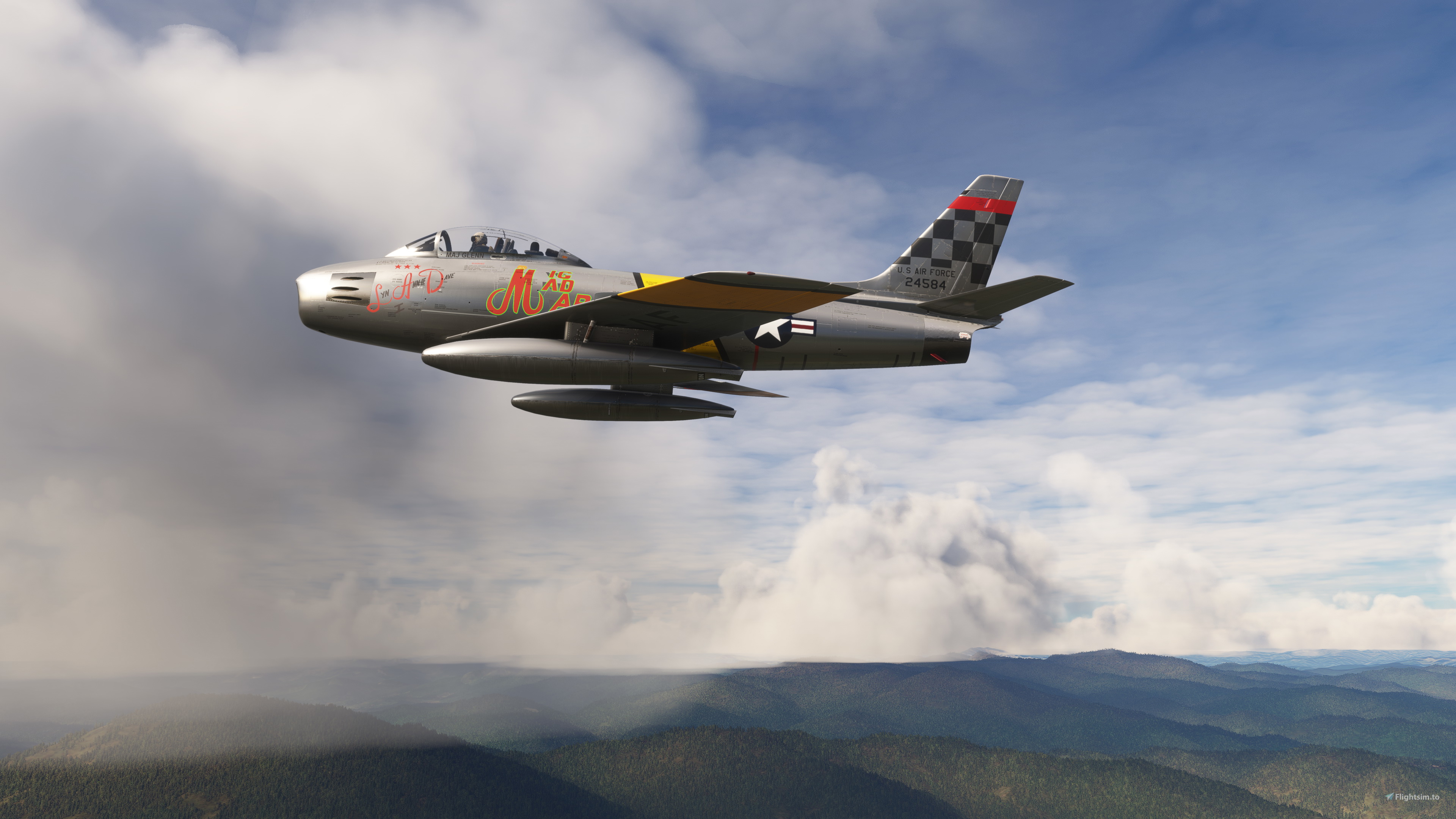 North American F-86 Sabre USAF 52-4584 