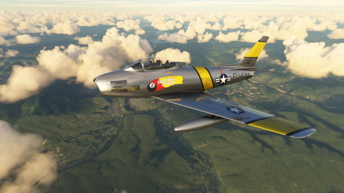 North American F-86 Sabre USAF 50-0648 "8 Ball Express"