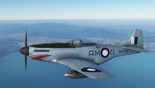 North American P-51D RAAF A68-750 “Duffy’s Delight” Clean Flat Aluminium.