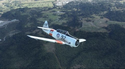 North American T-6 Harvard  NZ1092/ZK-WAR