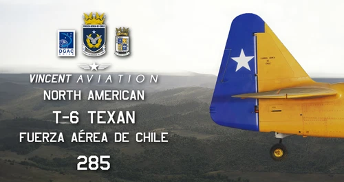 North American T-6 Texan Fuerza Aérea de Chile 285