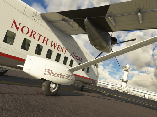 Northwest Airlink Short 360 N711PK  (PAX)