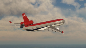 Northwest ("Bowling Shoe"/Fictional - N234NW) - TFDi MD-11 thumbnail 2