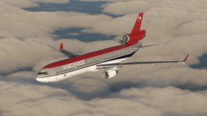 Northwest ("Bowling Shoe"/Fictional - N234NW) - TFDi MD-11 thumbnail 3