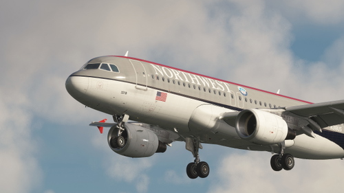 Northwest (w/ KLM Seal) - Fenix A320 (V2) (CFM)