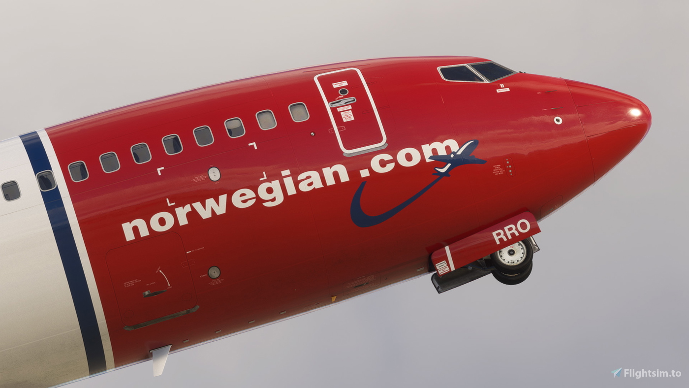 Norwegian (SE-RRF & -RRO) - PMDG 737-800 for Microsoft Flight Simulator ...