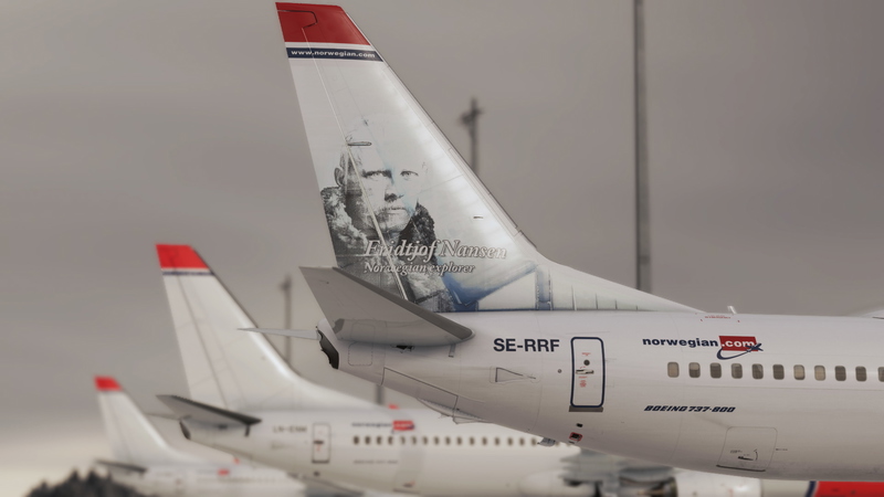 Norwegian (SE-RRF & -RRO) - PMDG 737-800 for Microsoft Flight Simulator ...