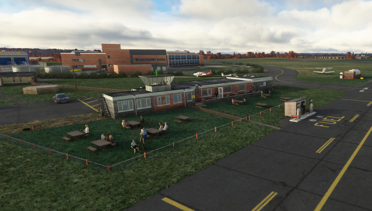 EGBN  Nottingham City Airport. Tollerton - Image 1