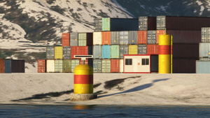 Nuuk Harbor Lighthouses & 200 Icebergs thumbnail 2