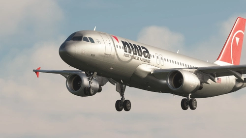 NWA (Final Colors) (4K & 8K Versions) - Fenix A320 (V2) (CFM)