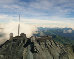 Astronomical observatory of the Pic du Midi (Helipad) thumbnail 3