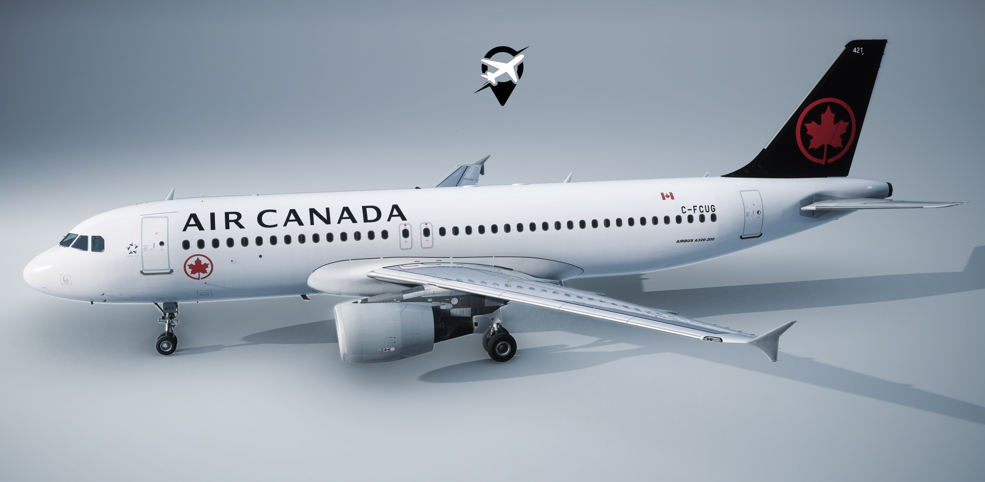 Official Air Canada C-FCUG | 8K | FENIX A320 |  - Image 1