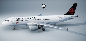 Official Air Canada C-FCUG | 8K | FENIX A320 |  thumbnail 1